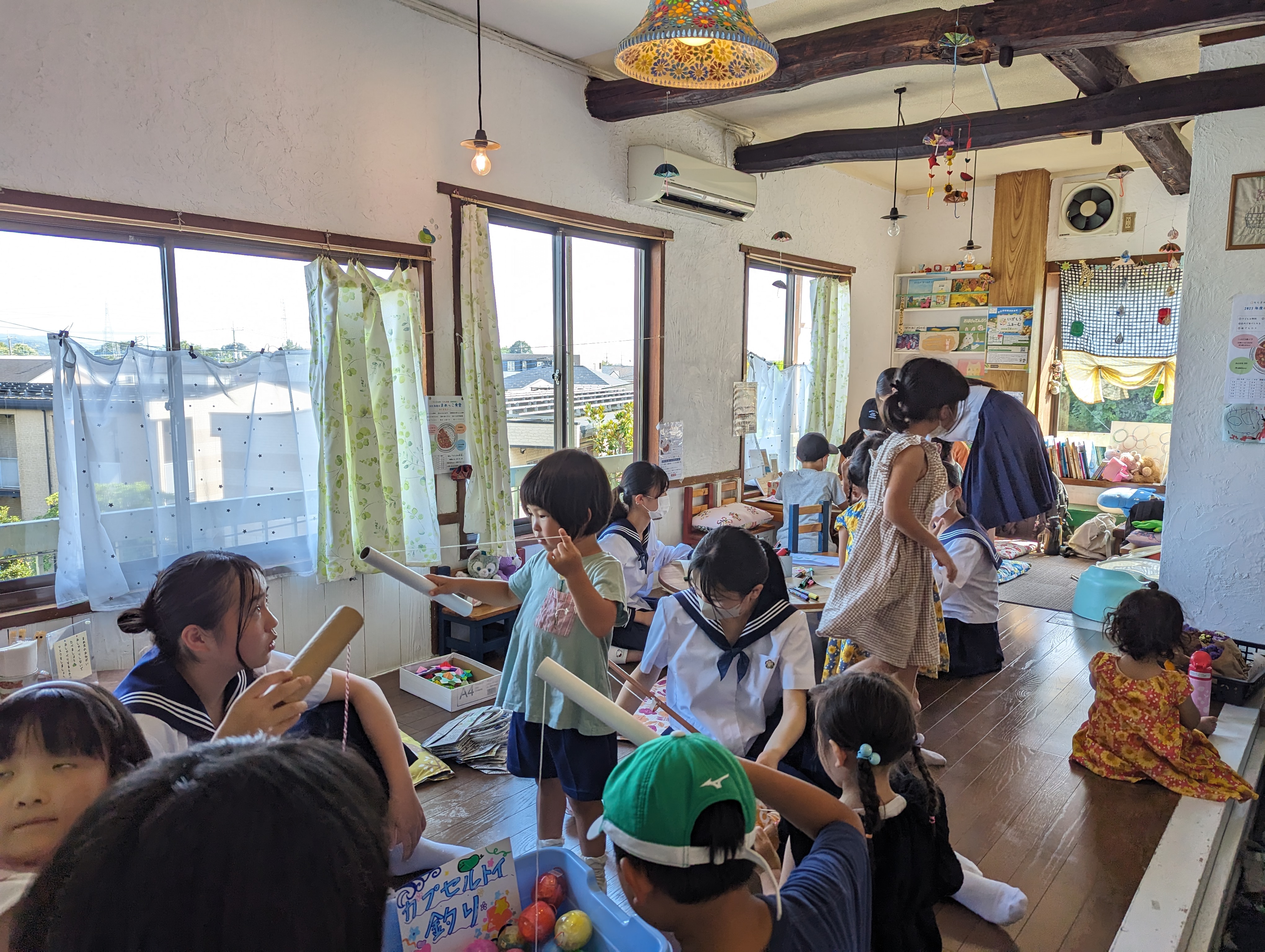震災機構　カプセルトイ報告　栃木県真岡市まめっこ食堂様